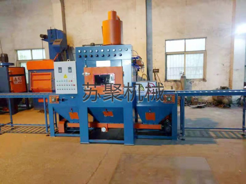 （8把槍?zhuān)┳詣?dòng)輸送式噴砂機