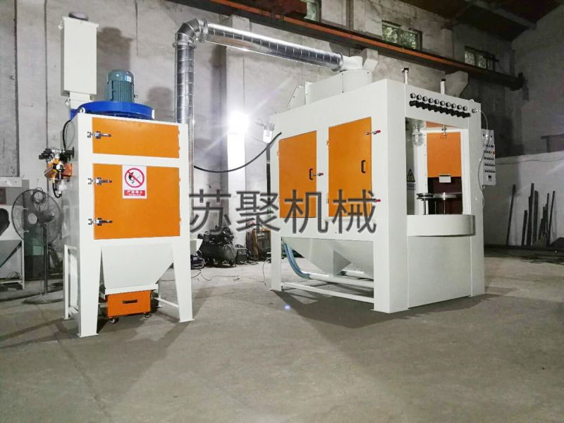 8工位間歇式自動(dòng)轉盤(pán)噴砂機