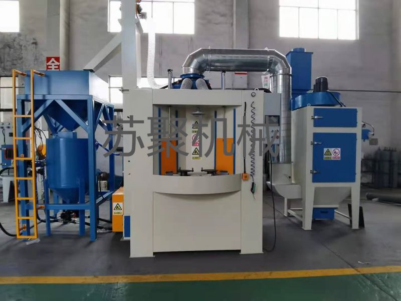 加壓轉盤(pán)噴砂機